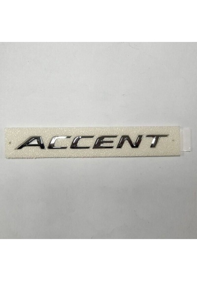 Hyundai Uyumlu Accent Krom Bagaj Yazısı