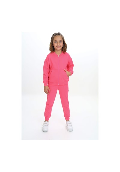 Toontoy Kids Toontoy Kız Çocuk Damla Nakışlı Eşofman Takım Fuşya
