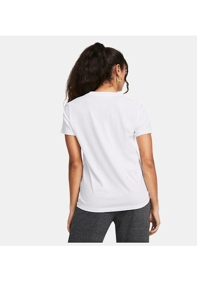 Under Armour Ua Rival Core Ss Kadın T-shirt 1383648-100 Beyaz