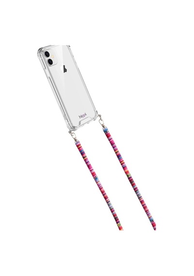 Hippi Lotus Renkli İpli Boyun Askılı Kumaş Telefon Askısı - 110 Cm