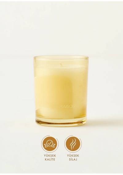 Bella Maison Amberwood Trail Soya Wax Kokulu Mum Sarı 120 Gr Sarı