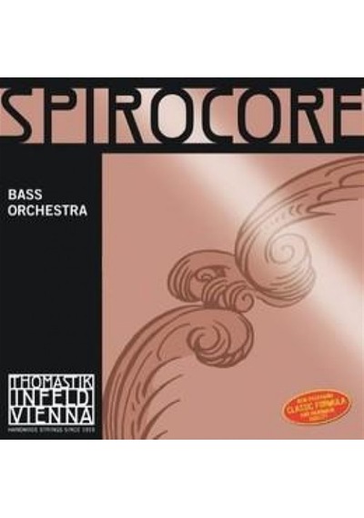 Thomastik S40 Spirocore Orchester C1 Kontrabass Teli Parlak Ve Net Ses, Uzun Ömürlü Kullanım, Yüksek Korozyon Direnci