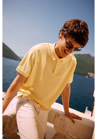 AC&Co / Altınyıldız Classics Altinyildiz Classics Erkek Sarı Slim Fit Dar Kesim Polo Yaka %100 Pamuk Tişört 4A4820200001SARXL Sarı AC&Co / Altınyıldız Classics Altinyildiz Classics Erkek Sarı Slim Fit Dar Kesim Polo Yaka %100 Pamuk Tişört 4A4820200001SARXL Sarı