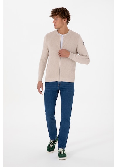 U.s. Polo Assn. Erkek Taş Melanj Hırka Triko 50313721-vr225 Tas Melanj