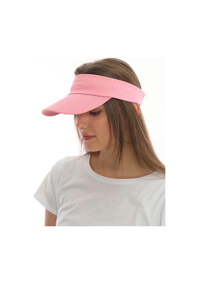 Uv Koruyuculu Unisex Siperlikli Pembe Şapka Pembe