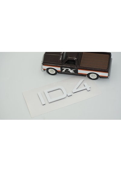 Dk Tuning Vw Volkswagen İd 4 Bagaj Beyaz Yazı Logo Arma -