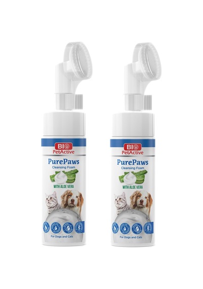 Bio Petactive Pure Paws Köpek Ve Kedi Pati Temizleme Köpüğü 150 Ml X 2 Adet