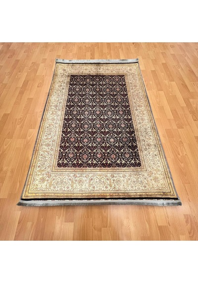 Şah Abbasi Desenli 120 X 180 Cm Dijital Baskı Halı Bej