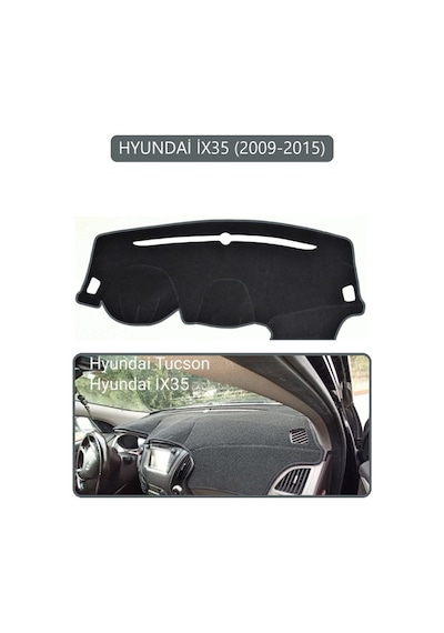 Hyundai İx35 2009-2015torpido Koruma Halısı Gri Kenar