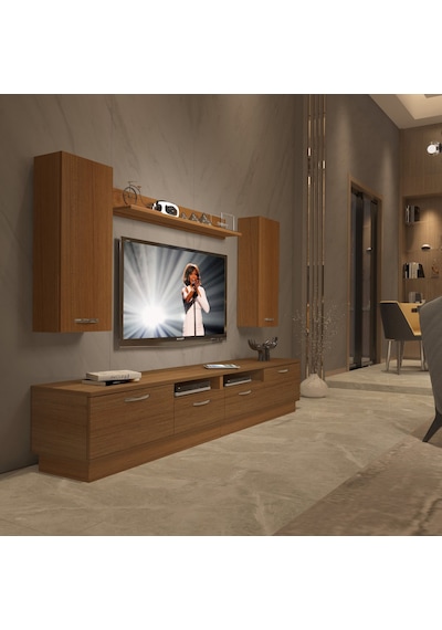 Decoraktiv Trendstyle 5220d Mdf Tv Ünitesi Tv Sehpası Ceviz