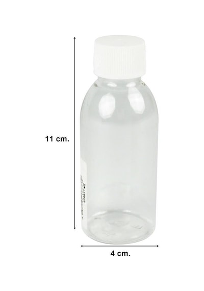 Hobbytime 771 Şeffaf Pet Şişe, 100 Ml. Tıpalı Ve Kapaklı-34513