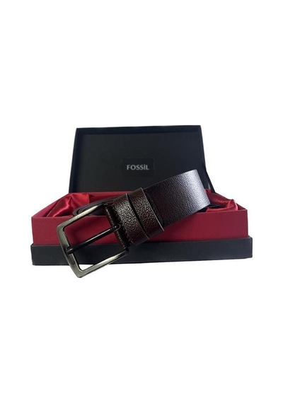 Fossil Kahve Hakiki Deri 4,5 Cm Erkek Kemeri-130cm Kahve