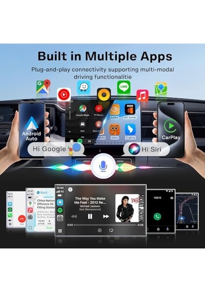 Ayrex Carlinkit Mını Ultra1 Kablosuz Carplay Ve Android Otomatik Adaptör / Kompakt Tak Ve Çalıştır Tasarımı / Oem
