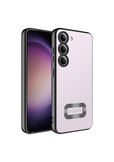 Noktaks - Samsung Galaxy Uyumlu S23 Plus - Kılıf Kamera Korumalı Tatlı Sert Omega Kapak - Siyah