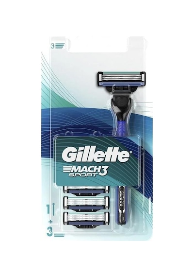 Gillette Mach3 Sport Tıraş Makinesi 3 Yedekli