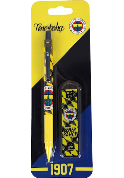 "dekomus Cep Defteri Hediyeli" Lisanslı Fenerbahçe Versatil Uçlu Kalem , 0.7 Mm Uç Ve 2 Adet Silgi Seti Altın