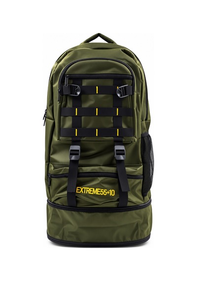 Dağcı Çantası Kolonlu Haki 60 L Outdoor Trekking Sırt Çantası 57x37x19 Cm Desenli