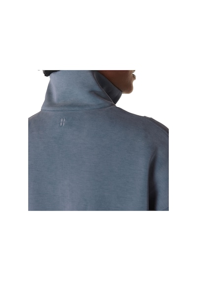 Sweaty Betty Sweaty Betty Sand Wash Funnel Neck Half Zip Kadın Mavi Sweatshirt 5133 Mavi