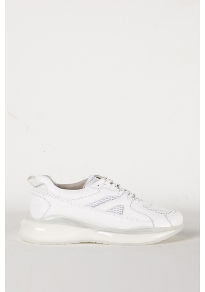 Marcomen 17408 Gerçek Deri Erkek Sneaker Beyaz