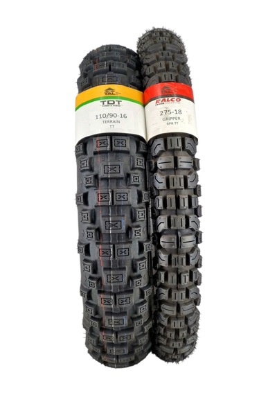 Set 110/90-16 Tt Ve 275-18 Tt Motosiklet Lastikleri