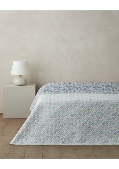 English Home Blossom Haze Çift Kişilik Çok Amaçlı Örtü 200x220 Cm Mor Mor