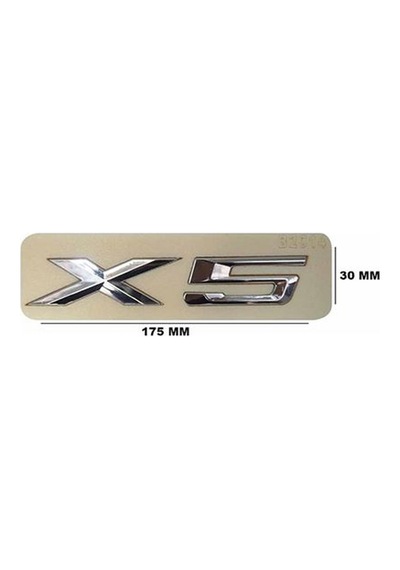 Bmw X5 E53 E70 F15 Krom Bagaj Yazısı Logo 51148402675