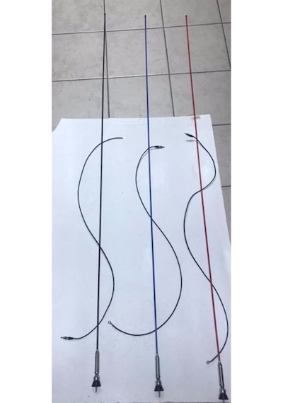 Ckmarket 2 Metre Yaylı Trabzon Magnum Anten Siyah