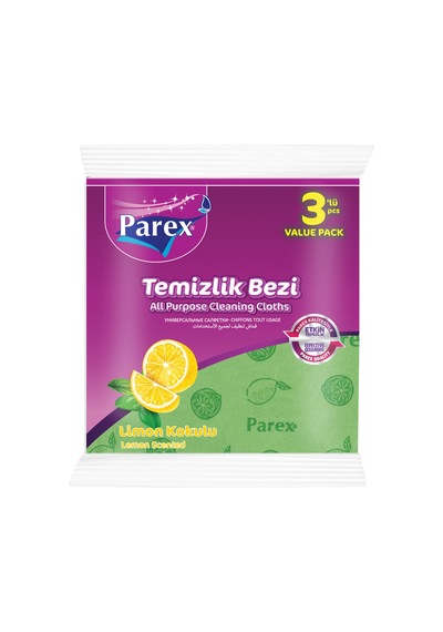 Limon Kokulu Temizlik Bezi 3'lü