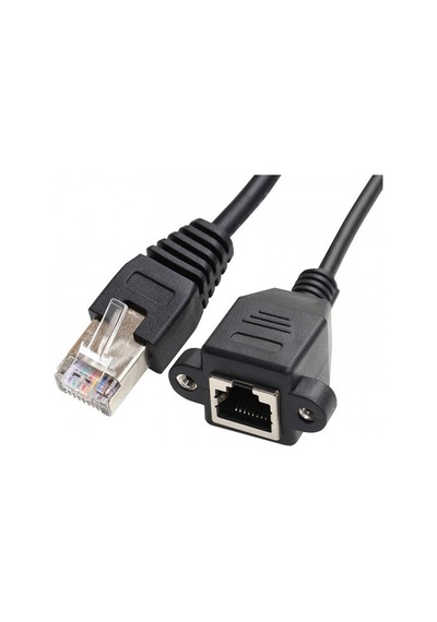 4rj45 Dişi Erkek Uzatma Kablosu Cat5e/cat6 Panel Tipi Ethernet Uzatma 2m
