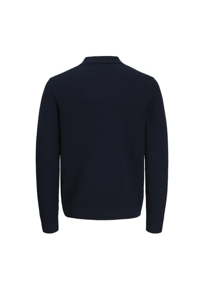 Jack & Jones Jprblurıley Knıt Polo Ls Lacivert