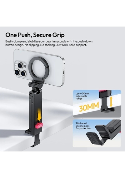 Ulanzi Ma88 Maglock Quick Release Manyetik Telefon Tutucu Ve Mini Tripod - S055