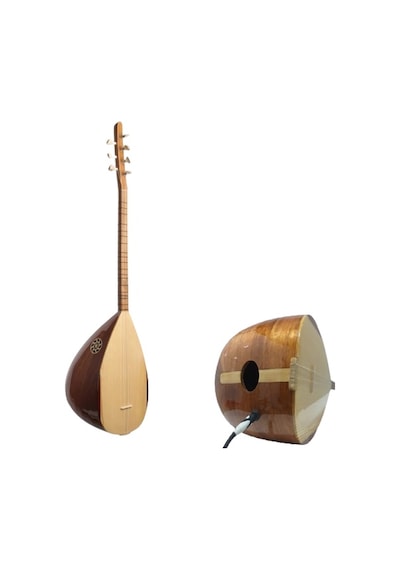Elektro Jak Giriş Kısa Sap Saz Bağlama - Kılıf + Tel
