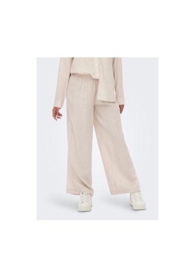 Only Onltokyo Hw Lınen Blend St Pant Pnt Noos Kadın Bej Pantolon - 15259590 Bej