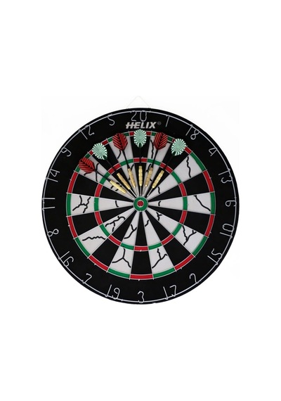 Helix Dbka-18 Dart Tahtası 18",siyah Beyaz Tek Ebat