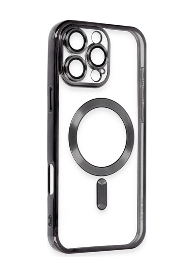 Apple Uyumlu iPhone 16 Pro Max Uyumlu Kılıf Kross Magneticsafe Kapak - Siyah