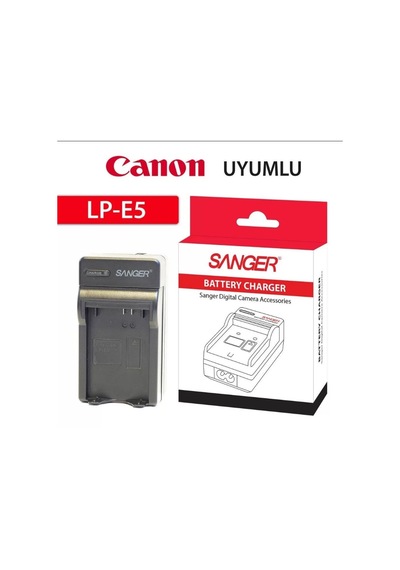 Sanger,canon İle  Lp-e5 Batarya Ve Şarj Cihazı Seti