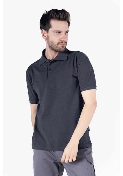 Polo Yaka T-shirt Antrasit Melanj
