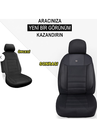Opel Corsa B Araçlara Uyumlu Oto Koltuk Kılıfı Seti - Violet Siyah