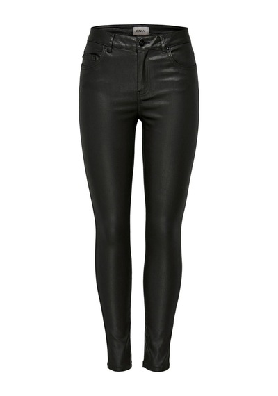 Only Onlhush Normal Bel Skinny Pantolon Kadın Pantolon-27703-siyah Siyah