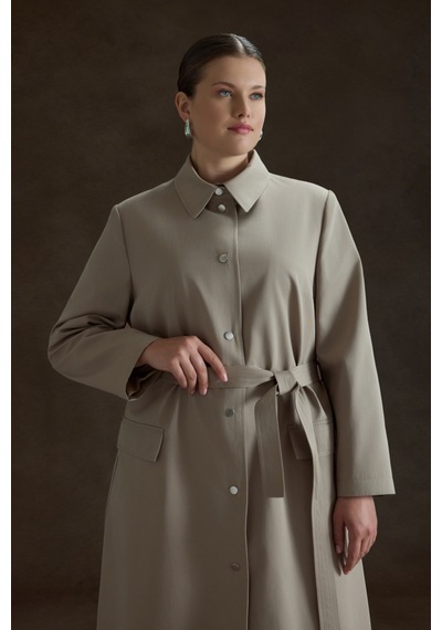 Aker Camel Cotton Pardösü Camel Camel