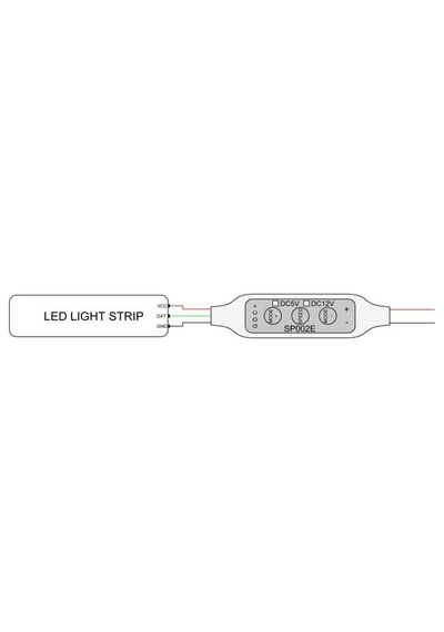 Rgb Sp002e Mini Piksel Led Magic Led Denetleyici Pıksel-kontrol