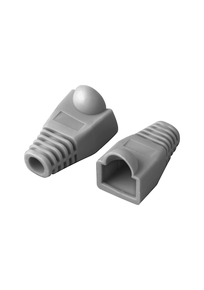 Qport Q-P5G Rj45 Konnektör Kılıfı 50'Li Paket Gri