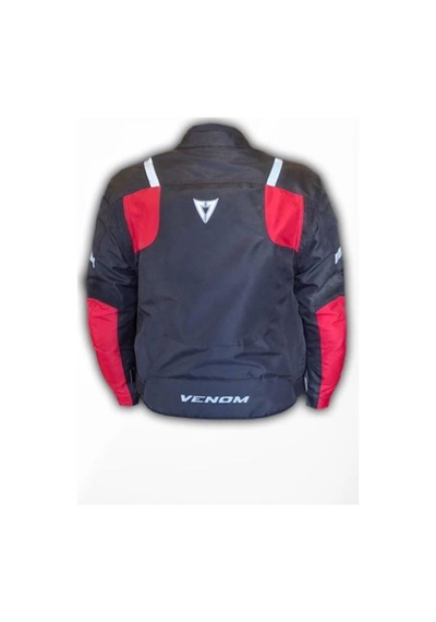 Venom Air Racing Motosiklet Montu 4 Mevsim Motorcu Touring Mont Siyah-kırmızı