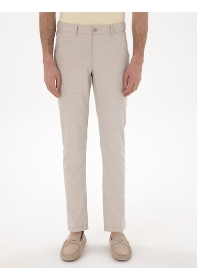 Pierre Cardin Erkek Bej Pantolon Kanvas-chino 50301791-vr011 Bej