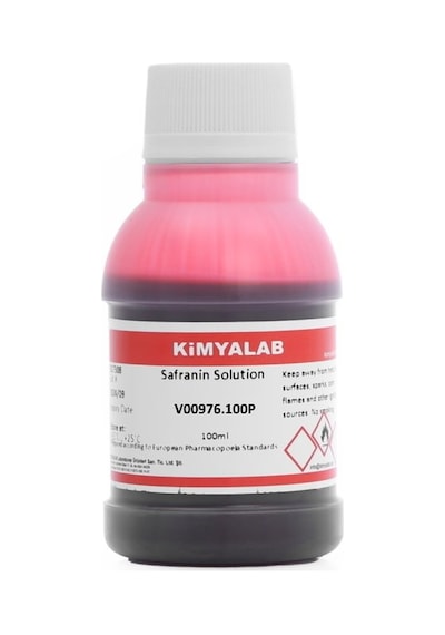 Kimyalab Safranin Boyamada Kullanılır Şişe 100 ML