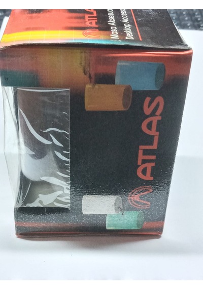 Atlas Şeffaf Bardak Masa Kalemliği