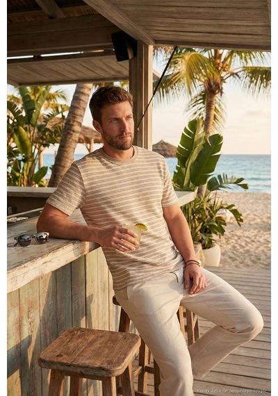 Buratti Erkek T Shirt 5904027 Taş Taş