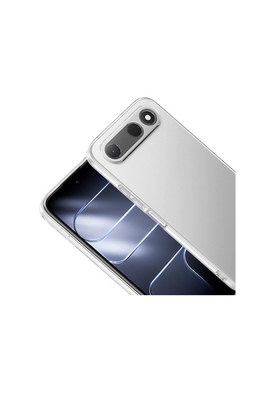 Tecno Spark 50 5g Kılıf Zore Süper Silikon Kapak Seffaf