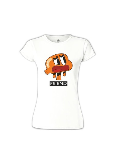 Best Friends - Friend Beyaz Kadın Tshirt 001