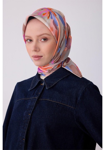 Belli İpek Eşarp - 4315-33 Pudra Pembe Twill